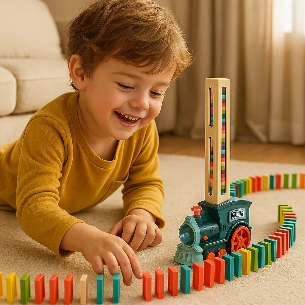 Jeu de train domino pour enfants