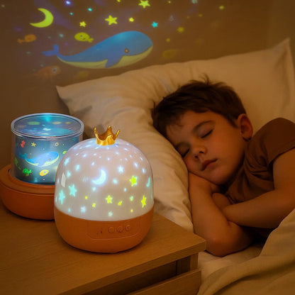 Veilleuse et projecteur 2-en-1 pour enfants