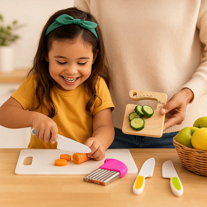 L' Ensemble de couteaux à découper pour enfants