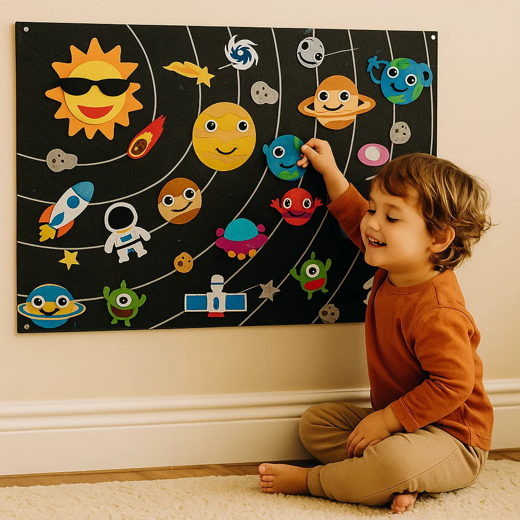 Tableau d' histoire en feutre pour les enfants