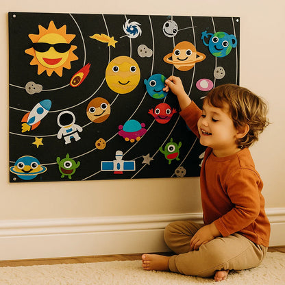 Tableau d' histoire en feutre pour les enfants