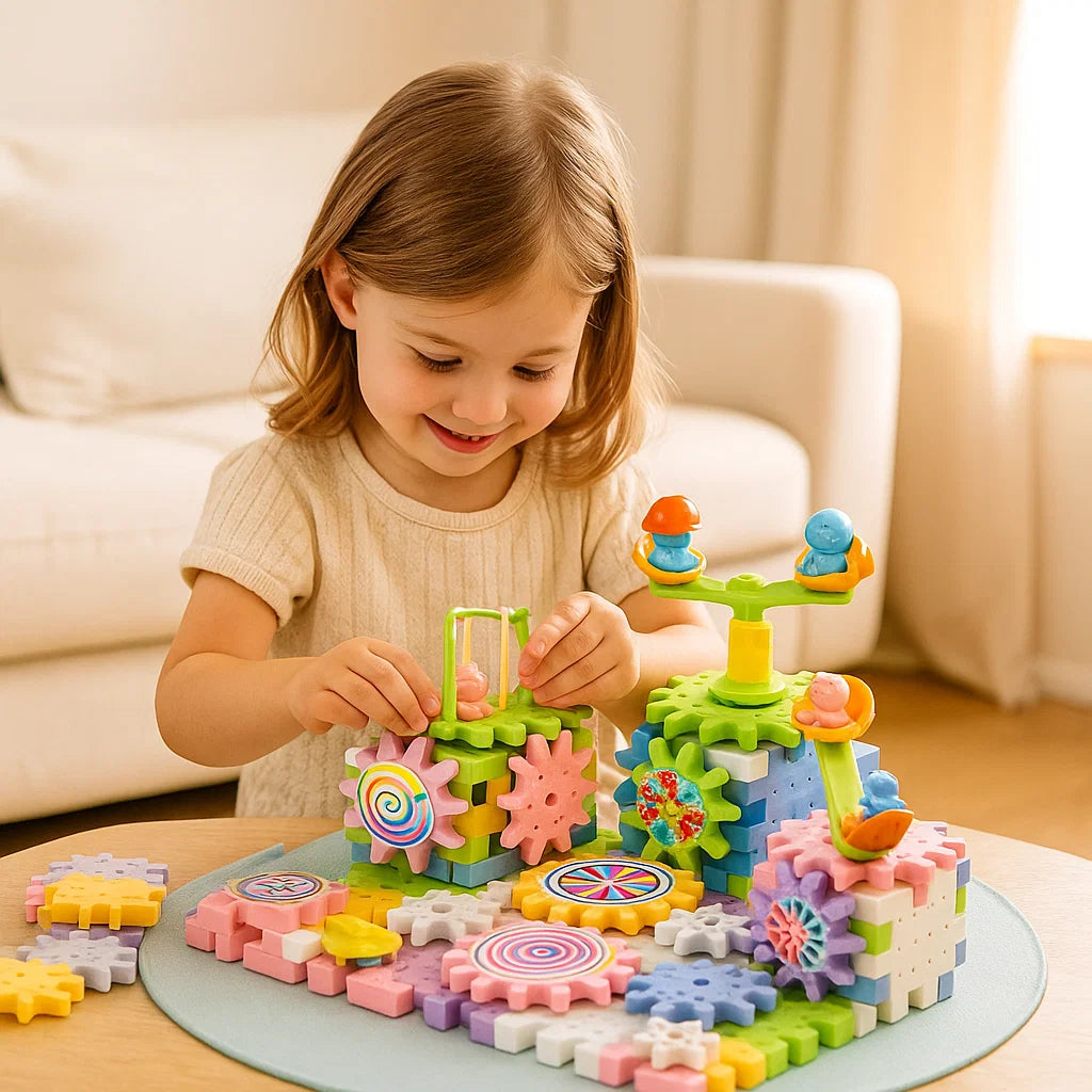 Blocs de construction mécanique pour enfants