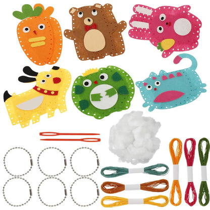 Kit de couture d' animaux en feutre pour enfants