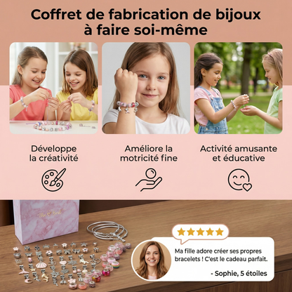 Coffret de fabrication de bijoux à faire soi-même
