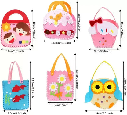 Kit de Pochettes en Feutrine Sûres à Coudre Soi-Même