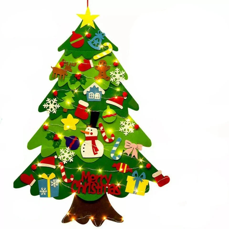 Arbre de Noël en feutre pour enfants