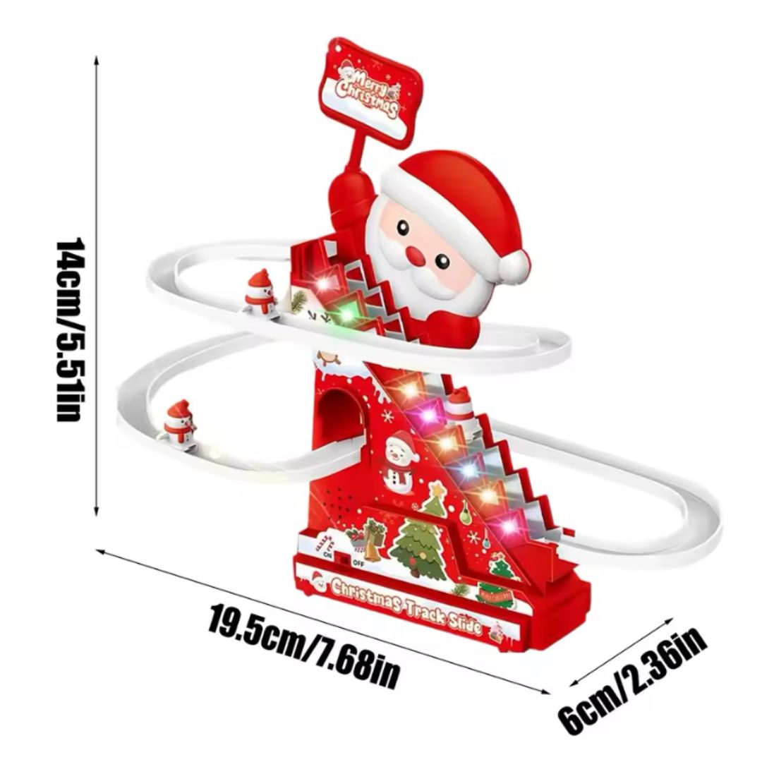 Montagne russe du Père Noël amusante