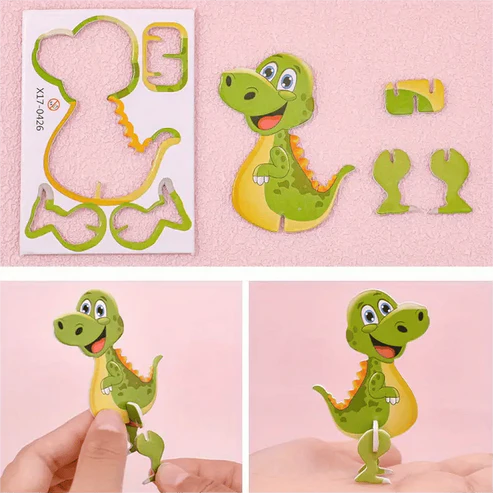 3D Cartoon Puzzle Set pour enfants