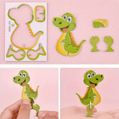 3D Cartoon Puzzle Set pour enfants