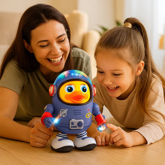 Canard astronaute dansant