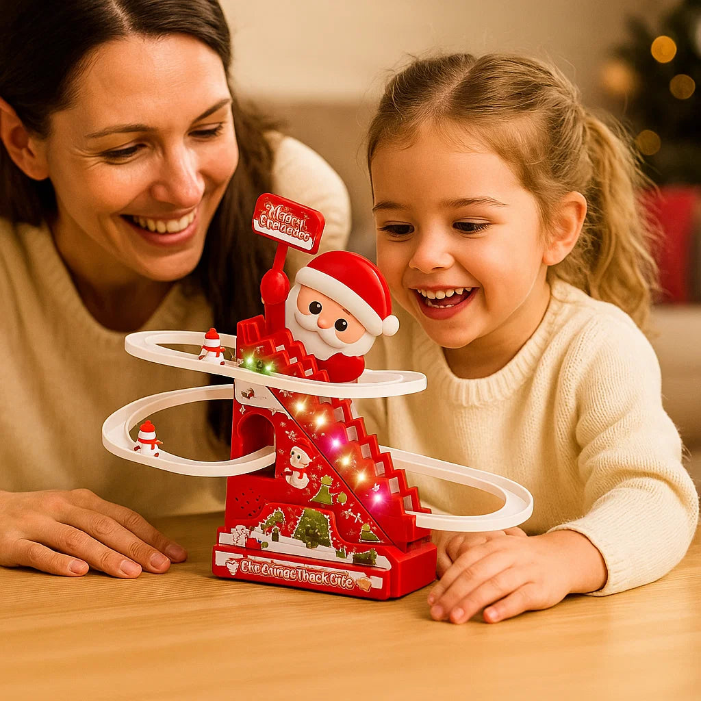 Montagne russe du Père Noël amusante