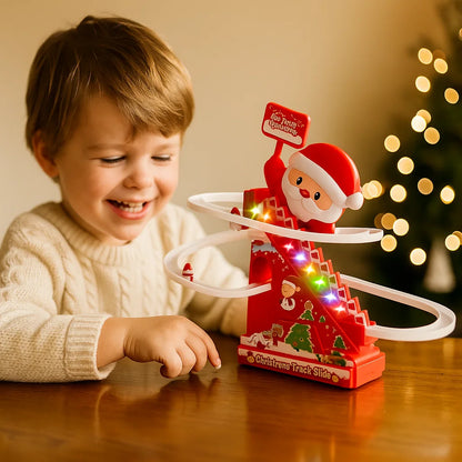 Montagne russe du Père Noël amusante