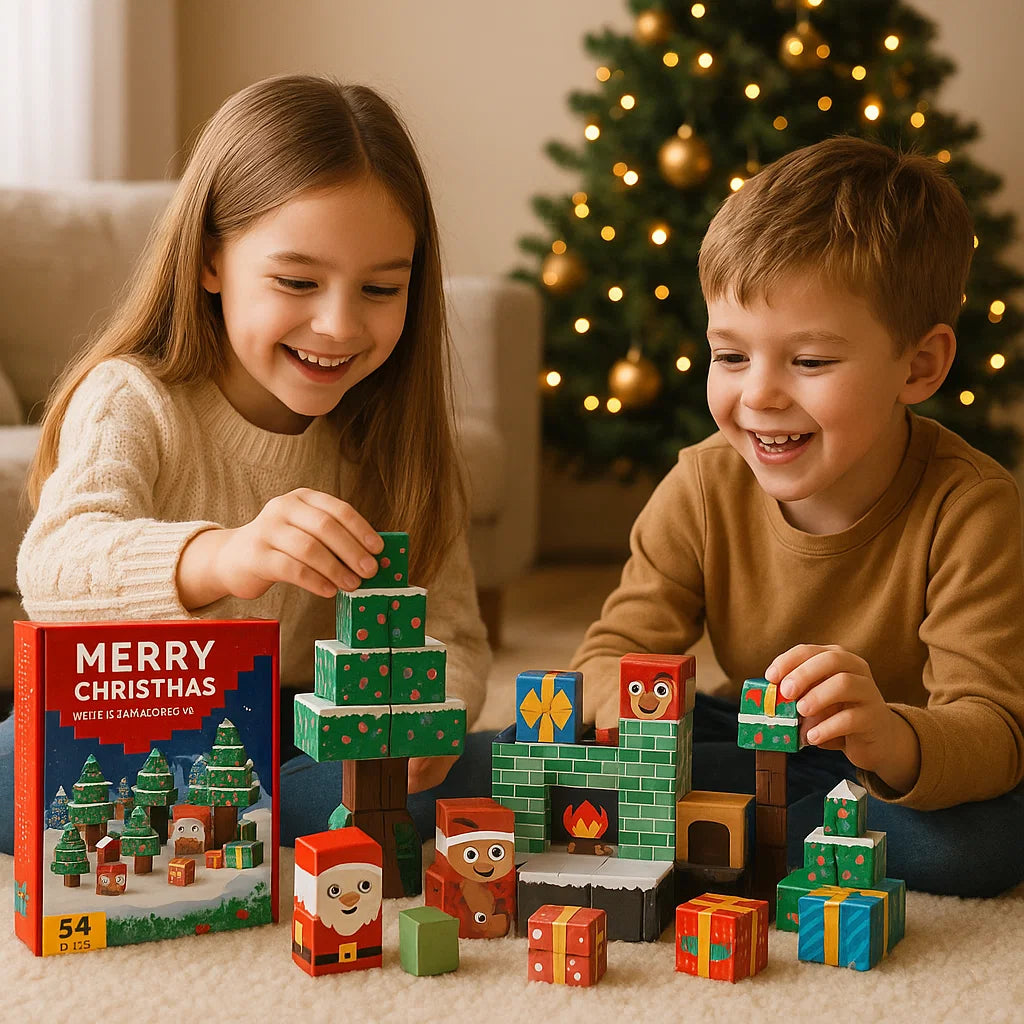 Blocs magnétiques de Noël