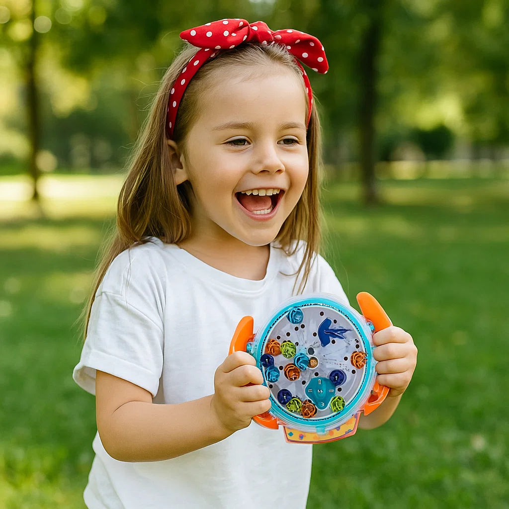 Roue labyrinthe 3D – Jeu d’adresse et d’apprentissage