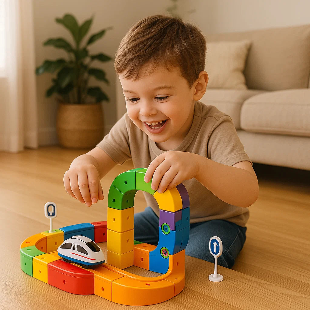 Train magique à cubes – jouet pour enfants