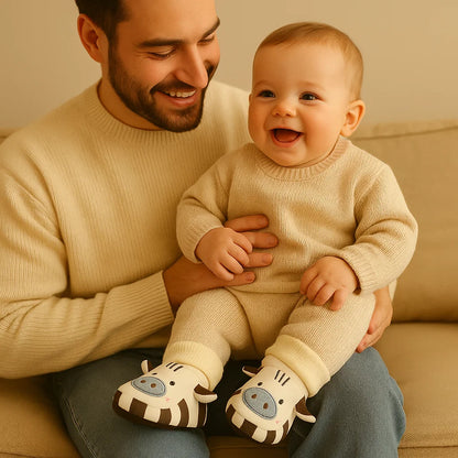 Chaussons-Bas Bébé Tout Doux – Chauds, Antidérapants & Confortables