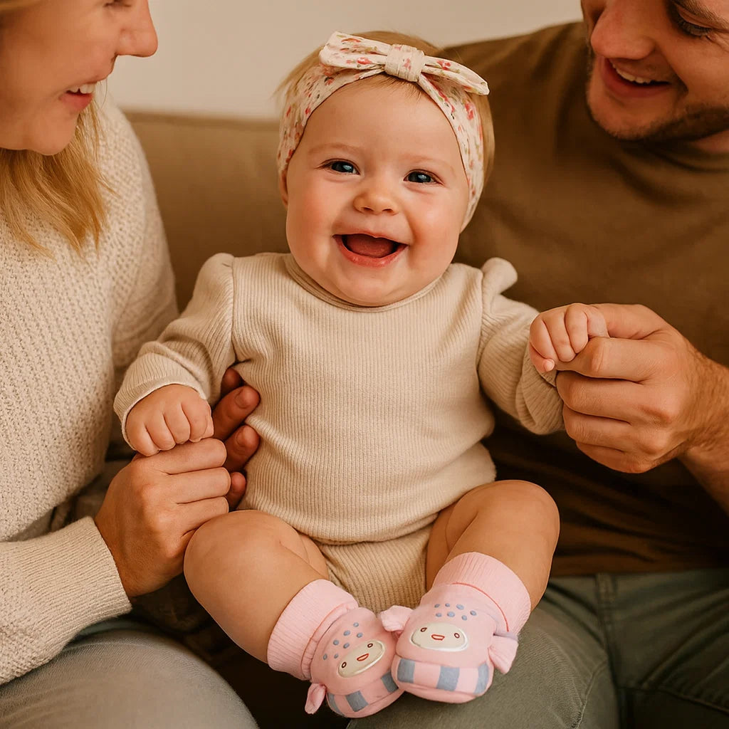 Chaussons-Bas Bébé Tout Doux – Chauds, Antidérapants & Confortables