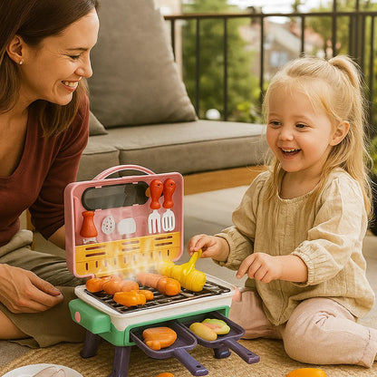 Mon premier BBQ – Cuisine pour enfants avec effet de fumée et aliments changeant de couleur