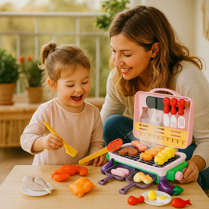 Mon premier BBQ – Cuisine pour enfants avec effet de fumée et aliments changeant de couleur