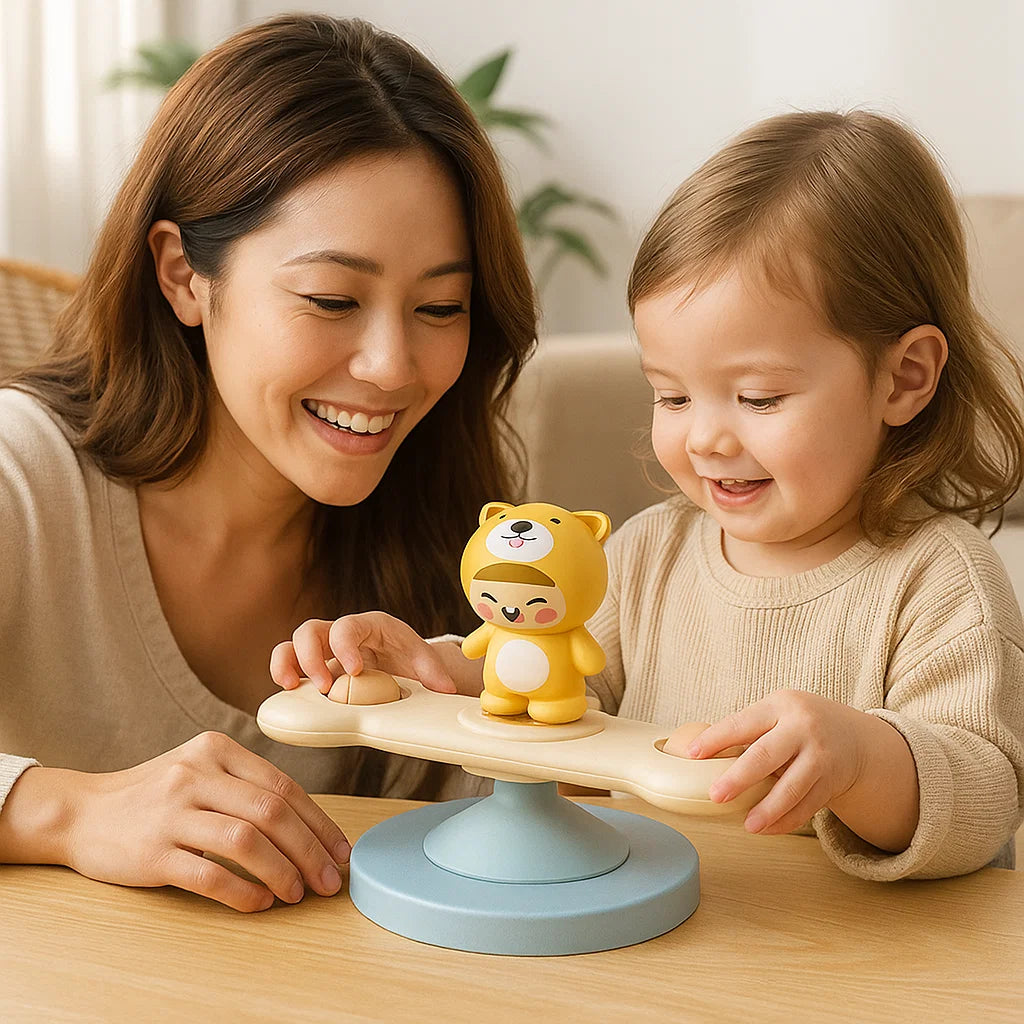 Spinner Montessori à ventouse – Jouet d’apprentissage rotatif