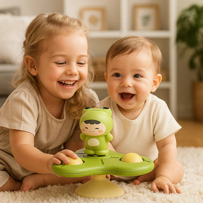 Spinner Montessori à ventouse – Jouet d’apprentissage rotatif
