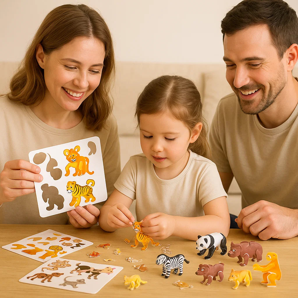 3D Cartoon Puzzle Set pour enfants