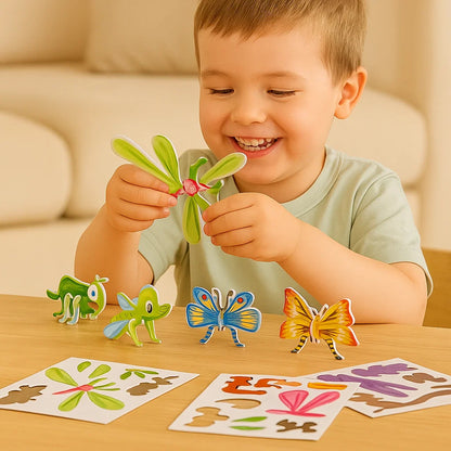 3D Cartoon Puzzle Set pour enfants