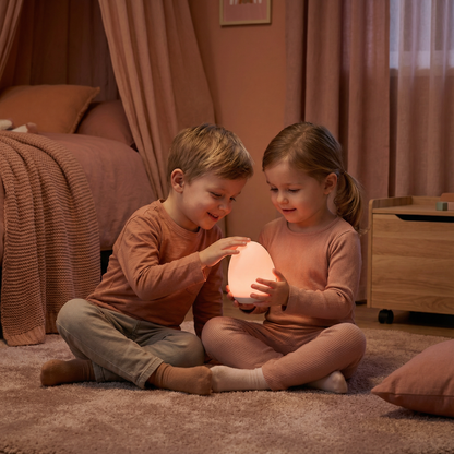 Veilleuse LED en silicone en forme d’œuf
